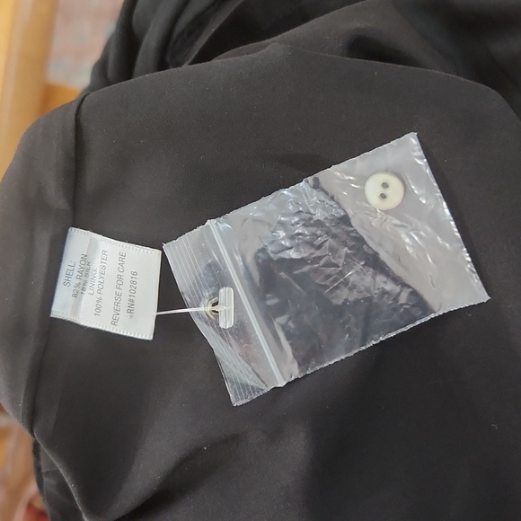 Garnet Hill black Velvet Dress size 8 - Picture 3 of 3